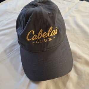 Cabela’s Club Hat Cap - Adjustable Gray Unisex - Outdoors Hunting Fishing - NWOT